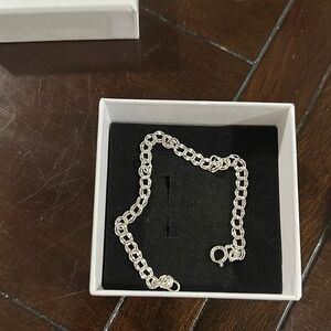 Elegant Silver Chain Bracelet
